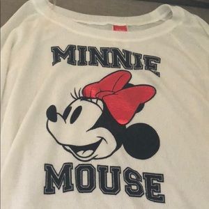 Disney Minnie Mouse White Sweater